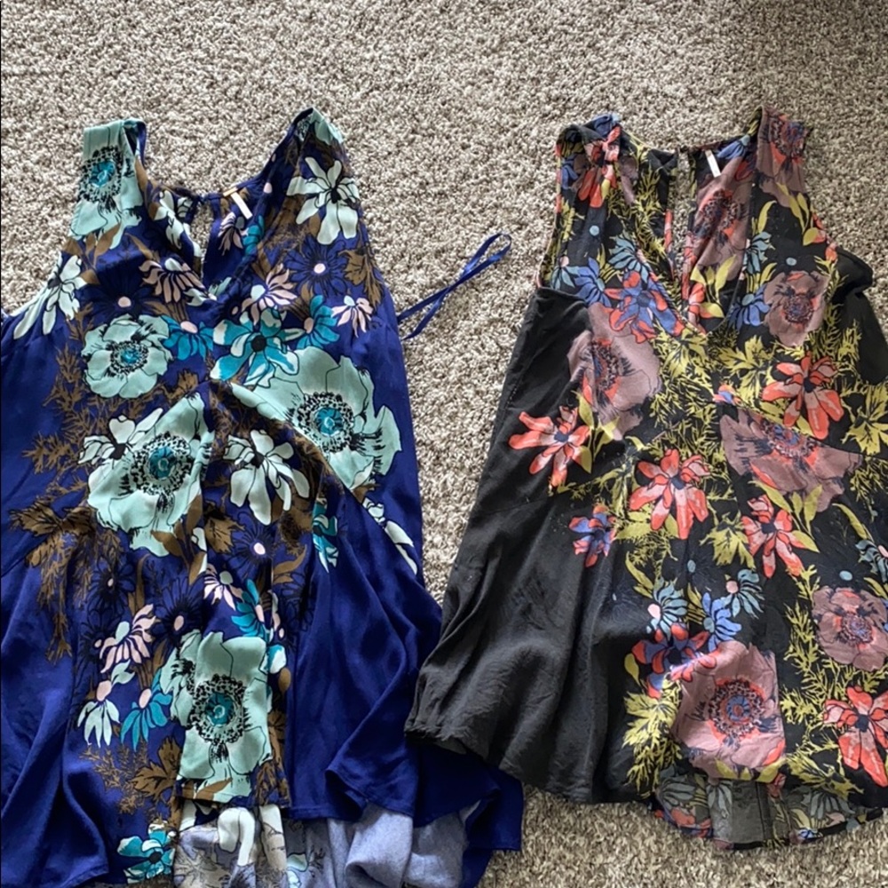 Free People bundle- Floral Tank Tunics